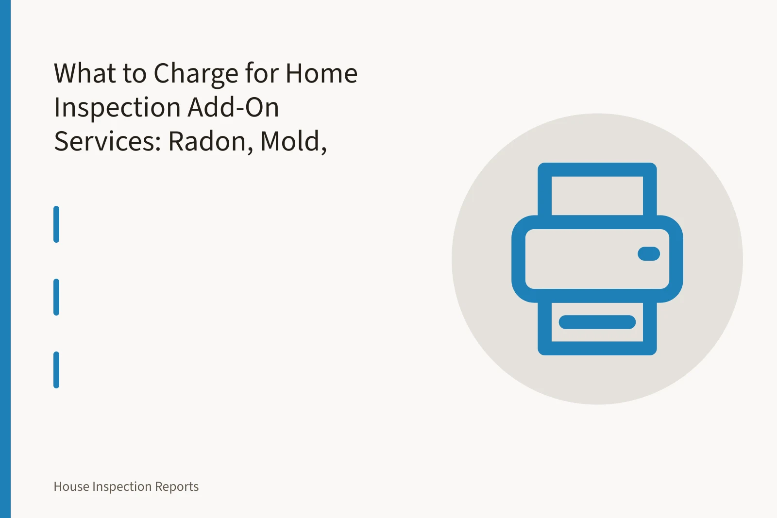 Sewer scope camera cable fed into a basement floor cleanout during an inspection. What to Charge for Home Inspection Add-On Services: Radon, Mold, Sewer Scope