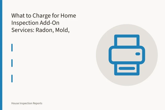 Sewer scope camera cable fed into a basement floor cleanout during an inspection. What to Charge for Home Inspection Add-On Services: Radon, Mold, Sewer Scope