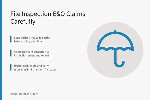 Card on filing home inspection insurance claims without raising premiums. How to File a Home Inspection Insurance Claim Without Raising Premiums