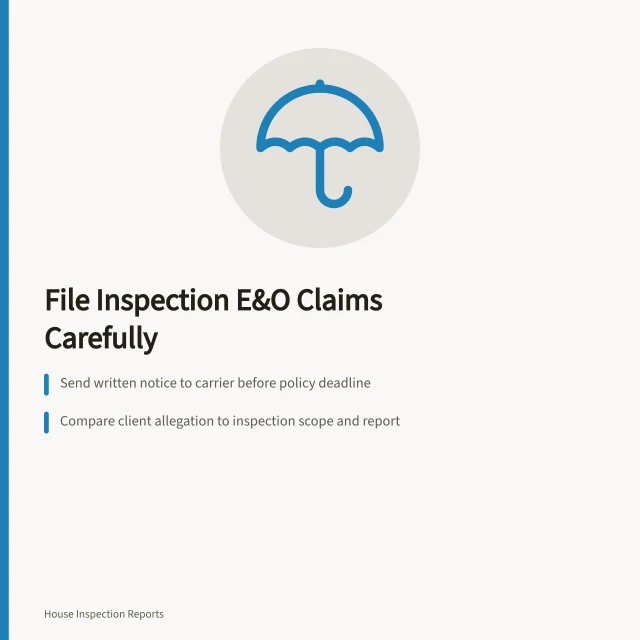 Card on filing home inspection insurance claims without raising premiums. How to File a Home Inspection Insurance Claim Without Raising Premiums