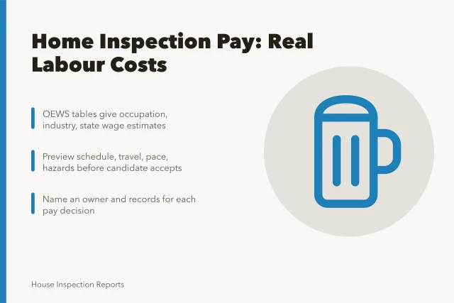 Card on home inspection wages, labour costs, and hiring decisions. Home inspection wages and the real cost of labour