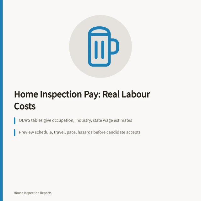 Card on home inspection wages, labour costs, and hiring decisions. Home inspection wages and the real cost of labour
